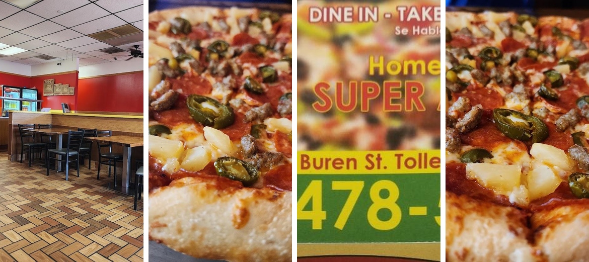 Adam's Pizza Menu