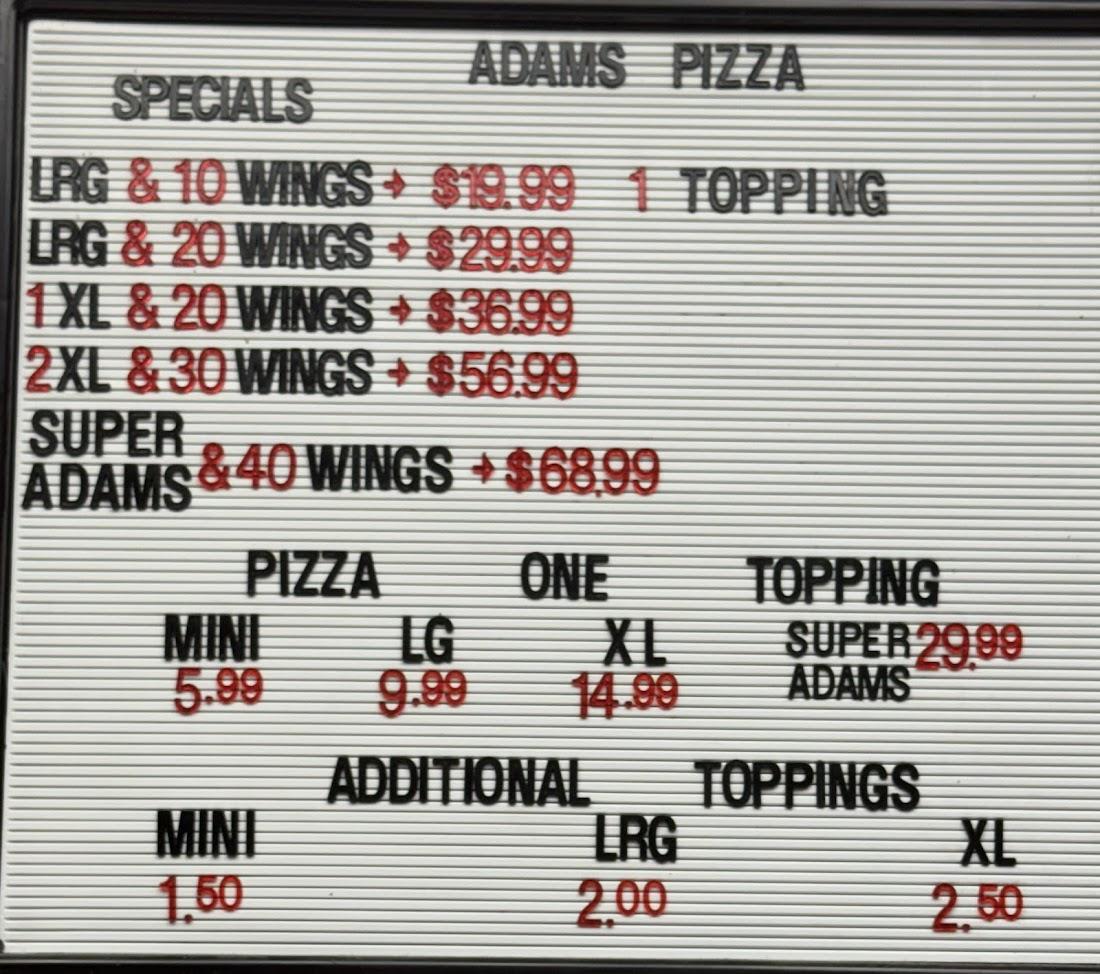 Adam's Pizza